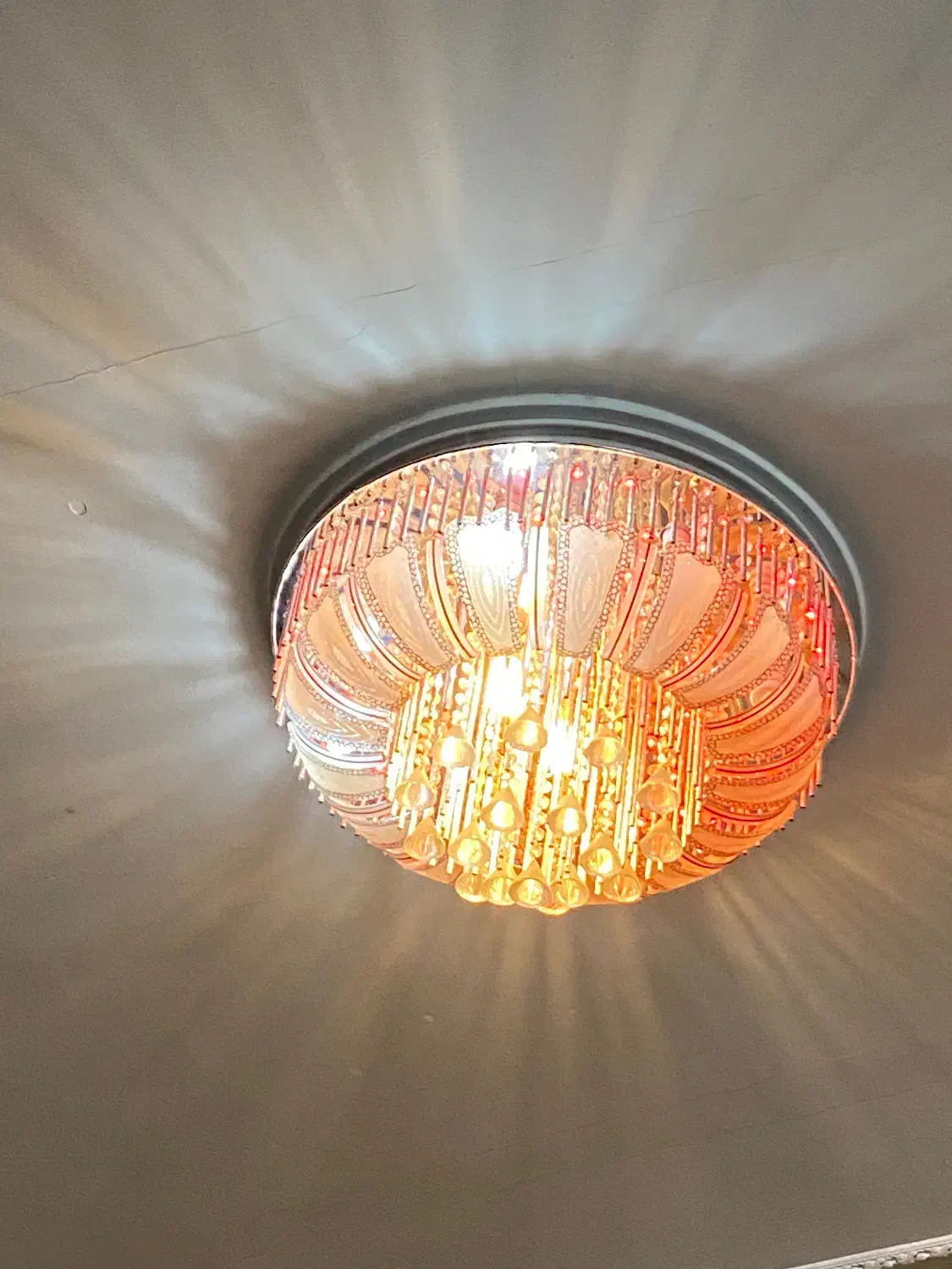 3 عدد لوستر کریستالی سالم|لوستر و چراغ آویز|تهران, خاوران|دیوار