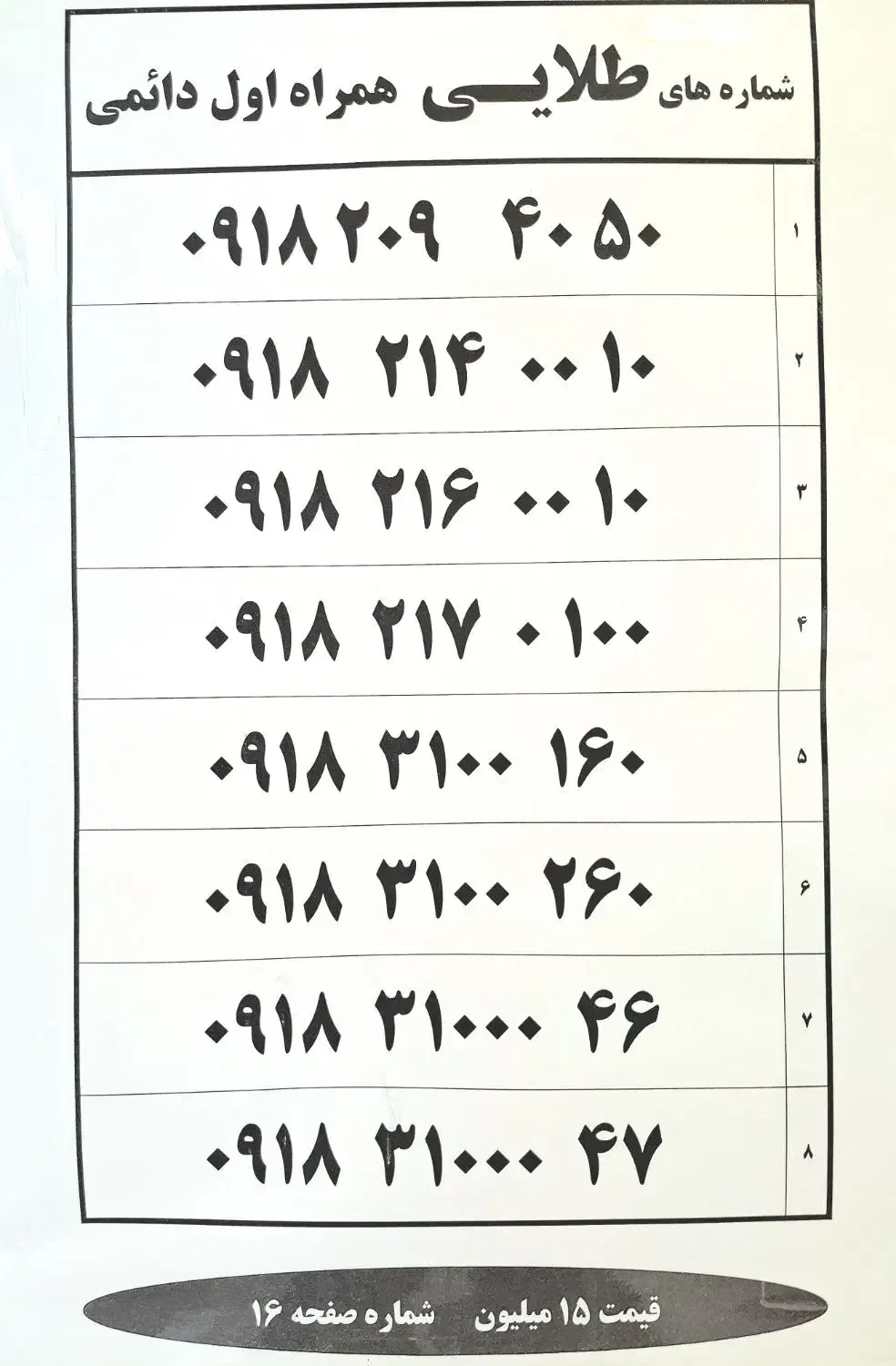 0918-503-60-70|سیم‌کارت|همدان, |دیوار