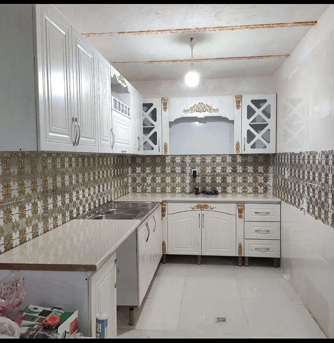 کابینت آشپــزخانه ممبران باروکش وکیــوم اصل|مصالح و تجهیزات ساختمان|نهاوند, |دیوار