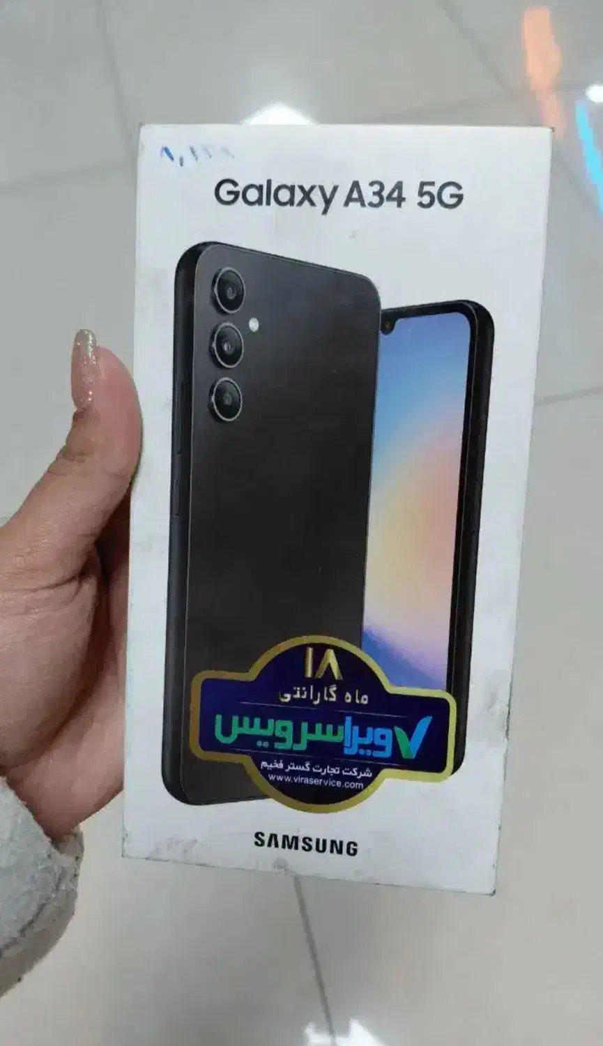 galaxy a34 128 ram 8|موبایل|جهرم, |دیوار