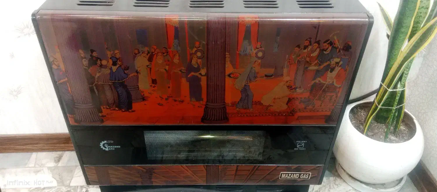 بخاری مازندگاز در حد نو|بخاری، هیتر، شومینه|ساری, |دیوار