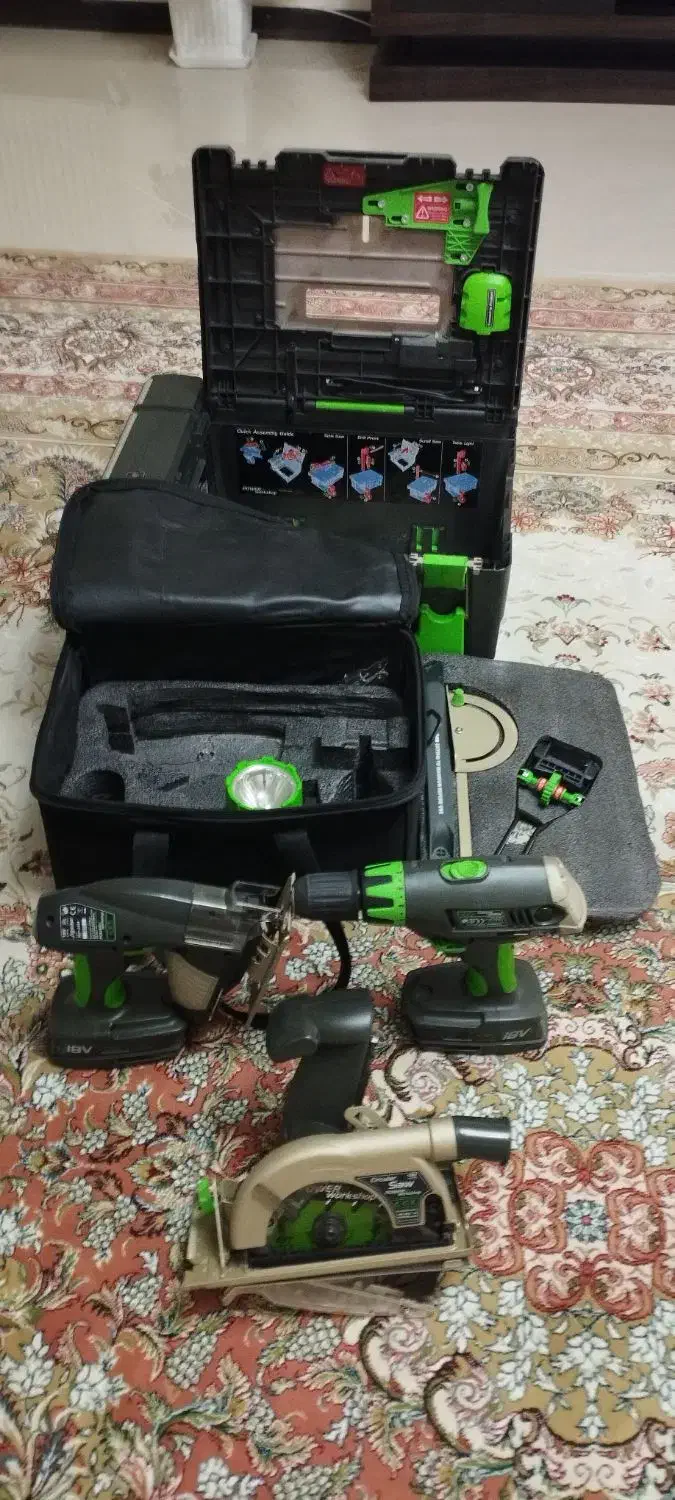 دستگاه هشت کاره انگلیسی. شارژی و برقی|ابزارآلات|مرودشت, شهرک مهدیه|دیوار