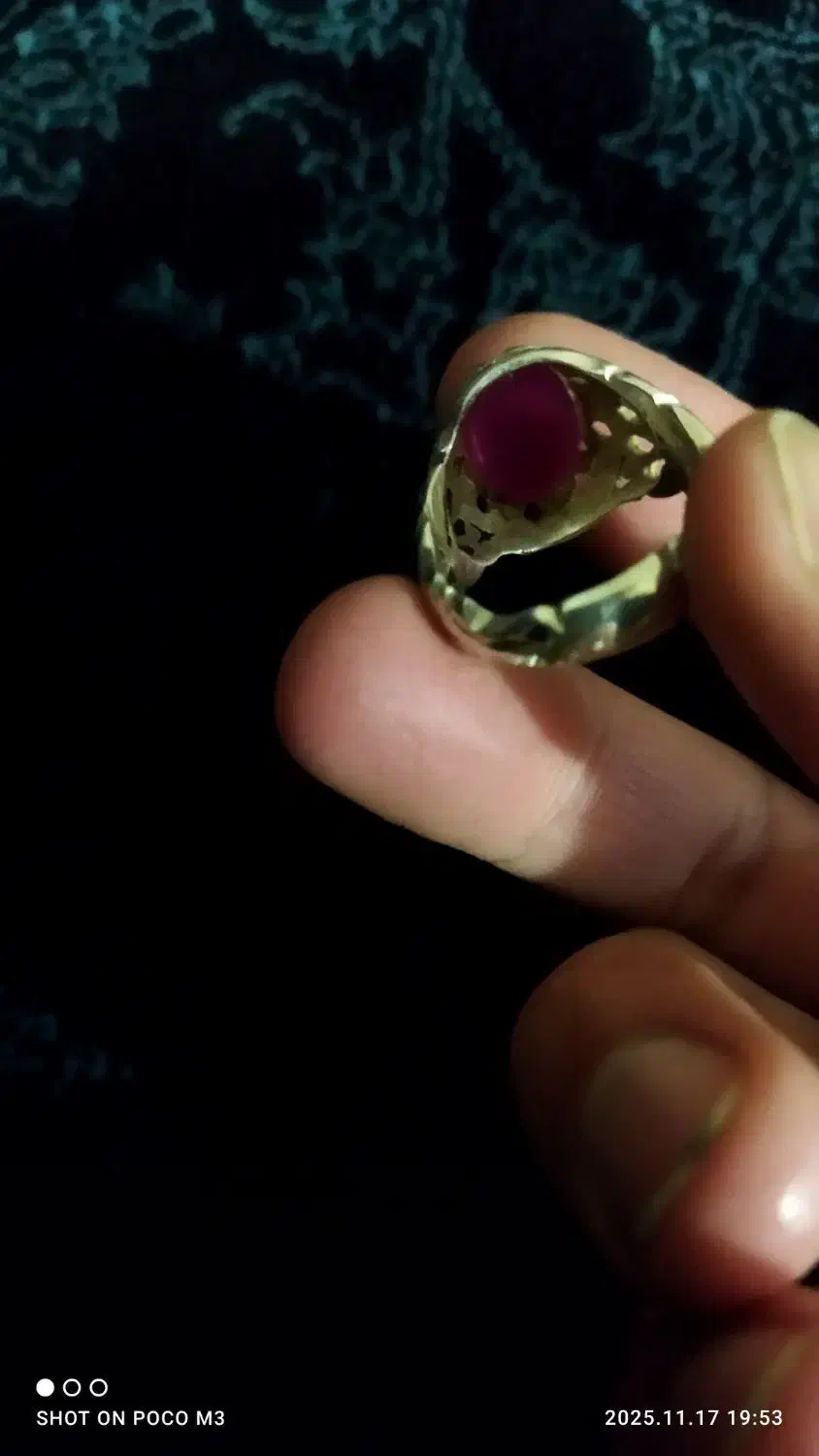 انگشتر 100٪دستسازیاقوت استار طبیعی باسختی 8|جواهرات|چگنی, |دیوار