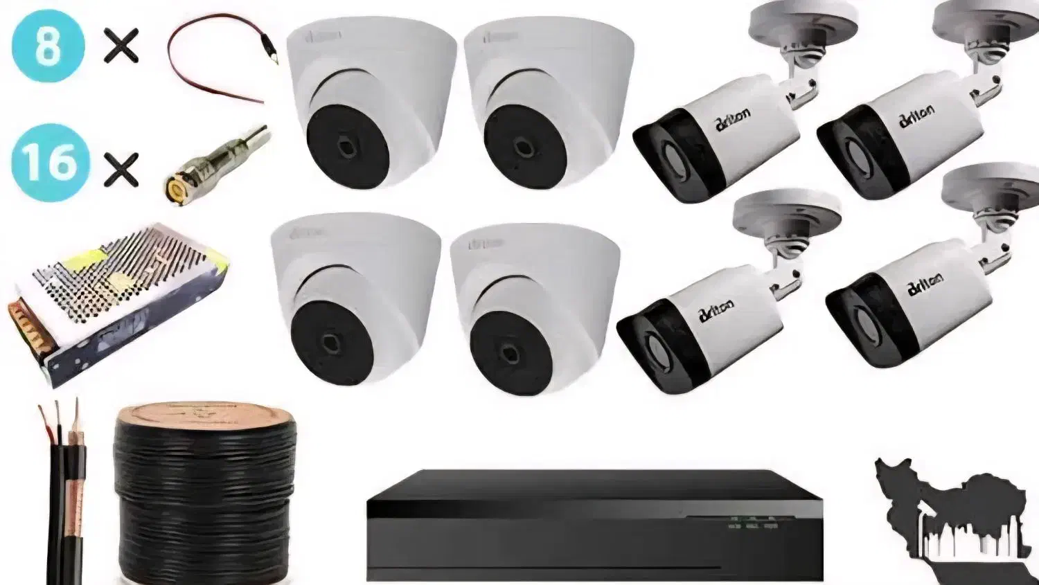 دوربین مداربسته و دزدگیر اماکن|دوربین مداربسته|سرپل ذهاب, |دیوار