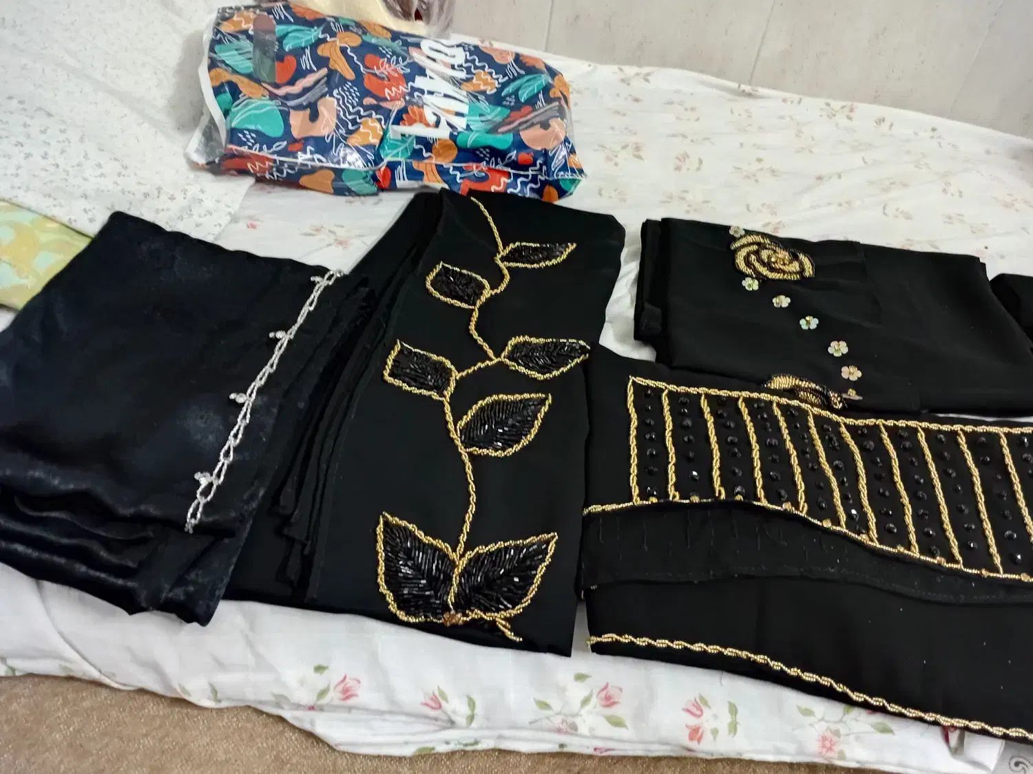 شال مشکی مجلسی|لباس|بهبهان, |دیوار