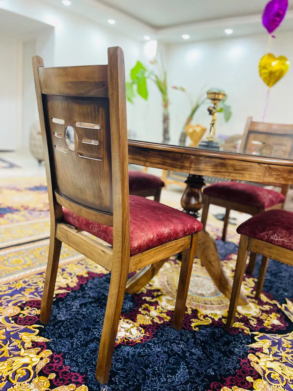 ناهار خوری۴ نفره چوب راش مناسب جهیزیه نونو|میز و صندلی غذاخوری|کرج, فاز ۴ مهرشهر|دیوار