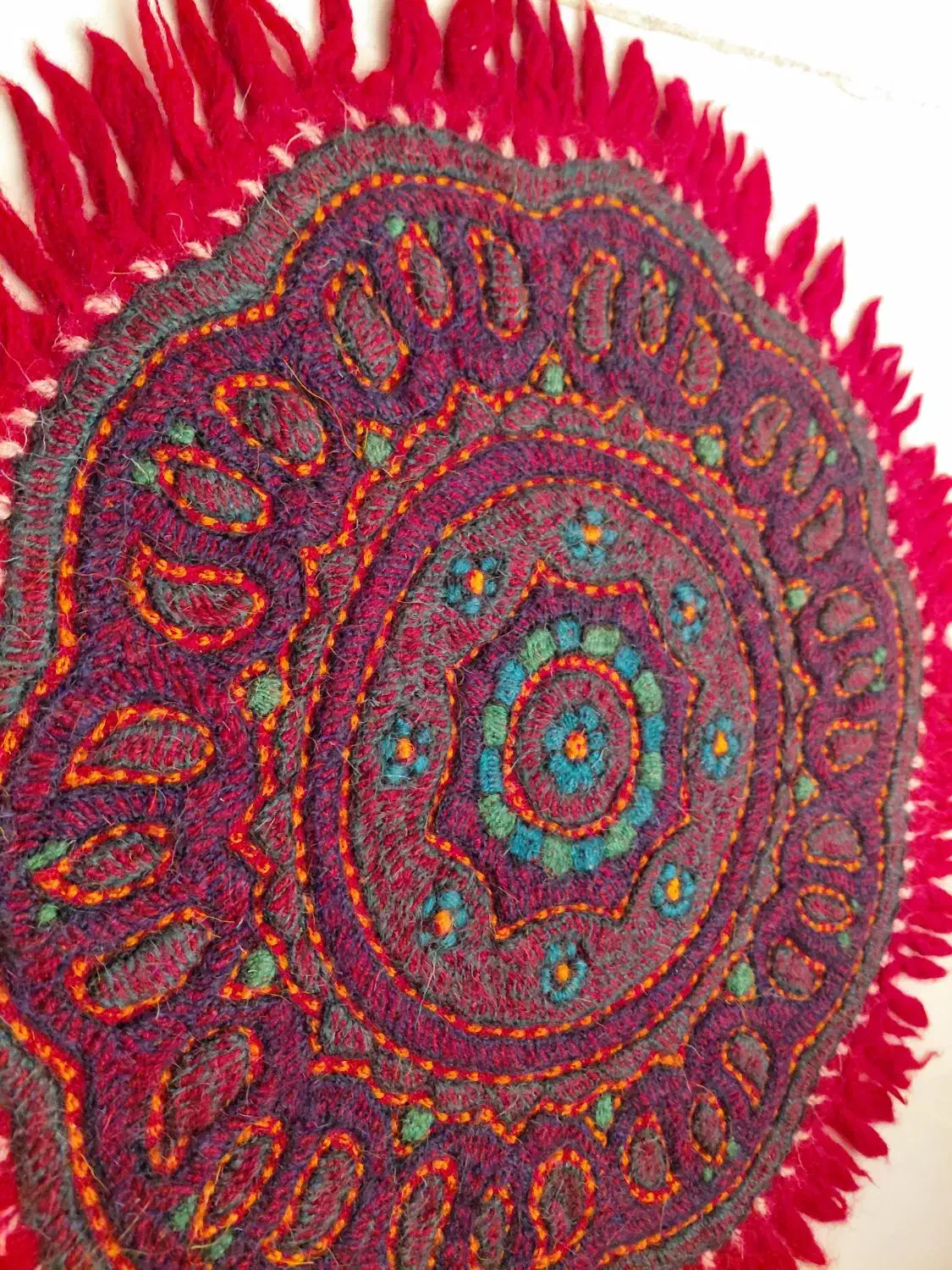 رومیزی پته دوزی|صنایع دستی و سایر لوازم تزئینی|شاهرود, |دیوار