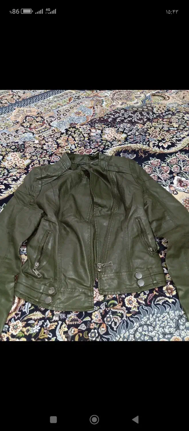 کاپشن چرم وسایل فروشی|لباس|ایرانشهر, |دیوار