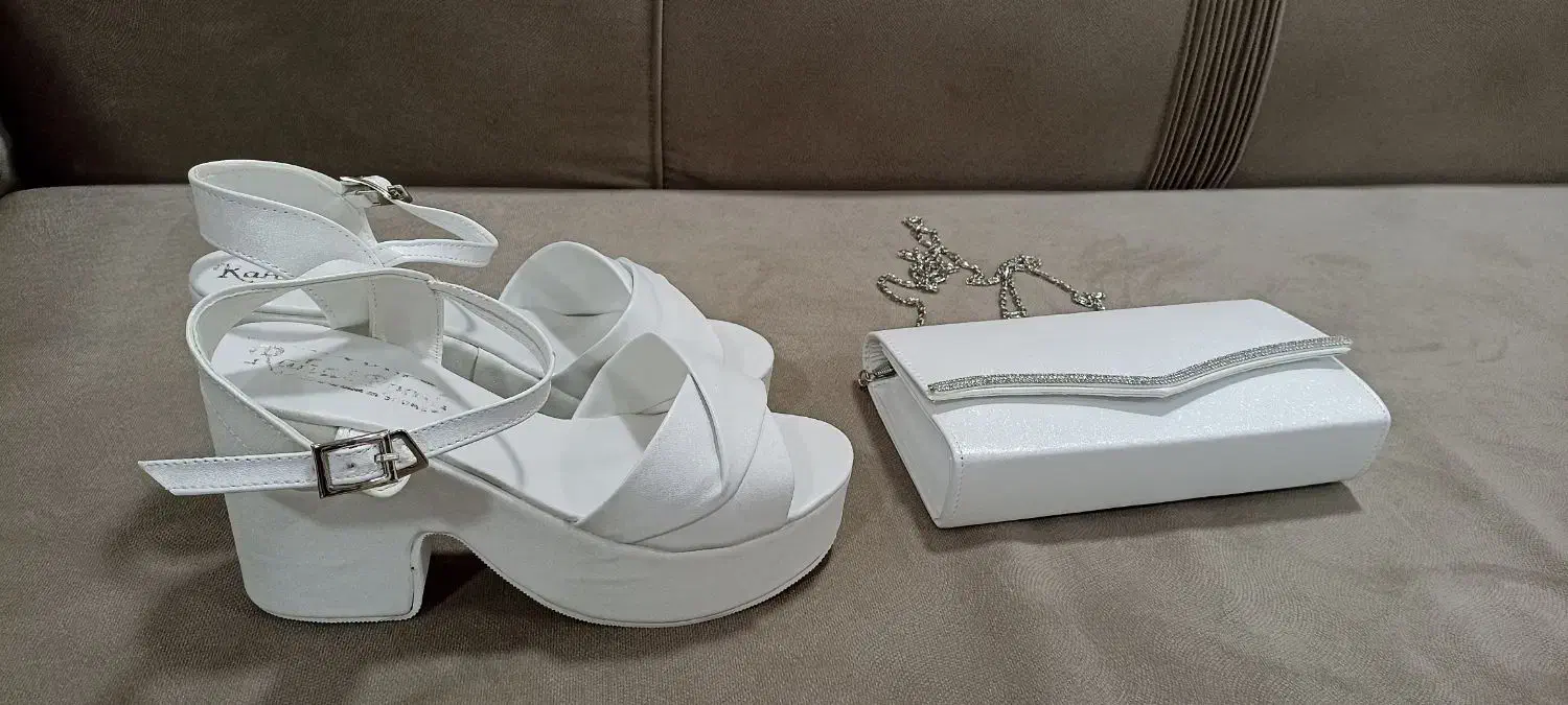 یک جفت کفش مجلسی طبی و کیف شاین  ست کفش|کیف، کفش، کمربند|تهران, امام زاده عبدالله|دیوار