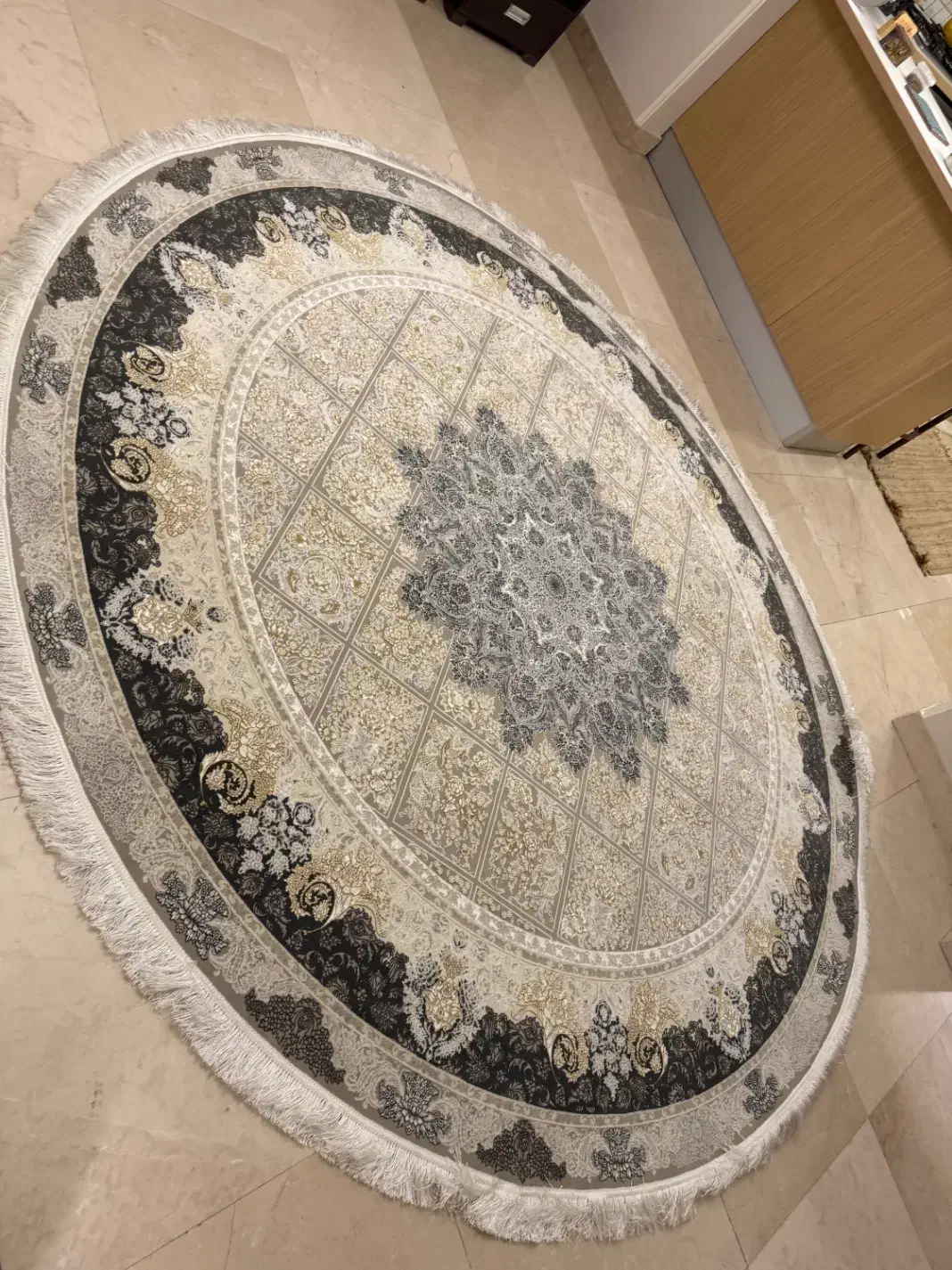 فرش گرد ماشینی|فرش|تهران, زعفرانیه|دیوار