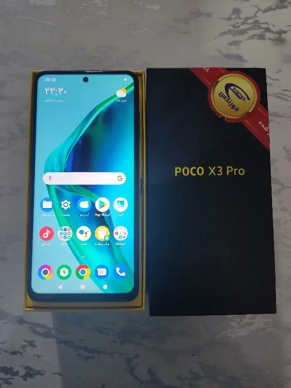گوشی شیائومی POCO X3 Pro درحد حافظه 128 رام 6|موبایل|تهران, کیانشهر|دیوار