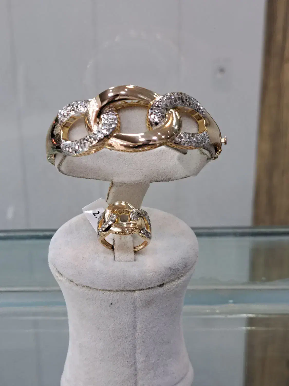 ست دستبند و انگشتر آدرینا|جواهرات|قم, نیروگاه|دیوار