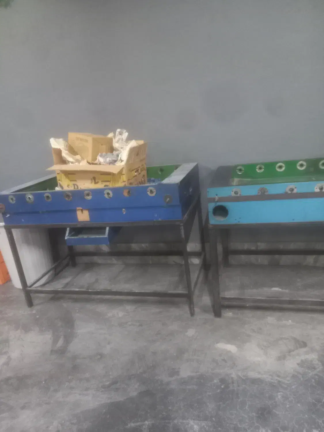 فوتبال دستی قدیمی چوبی|ورزشهای توپی|قم, نیروگاه|دیوار