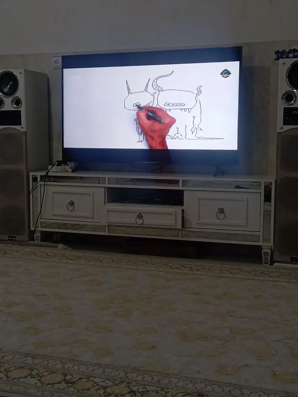 میز تلویزیون tv|میز تلویزیون|رباط‌کریم, رباط‌کریم|دیوار