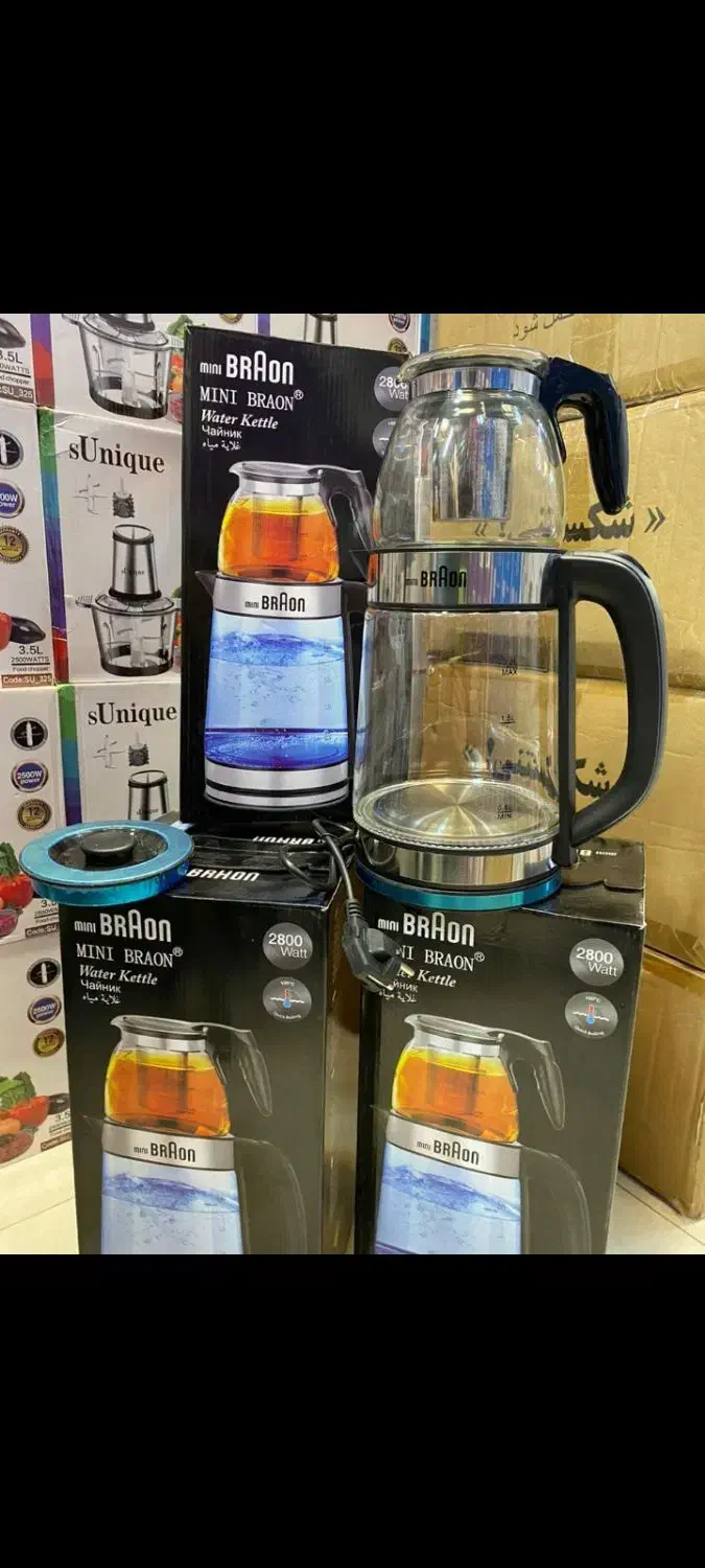 چایی ساز نو با جعبه|سماور، چای‌ساز، قهوه‌ساز|نوشهر, |دیوار