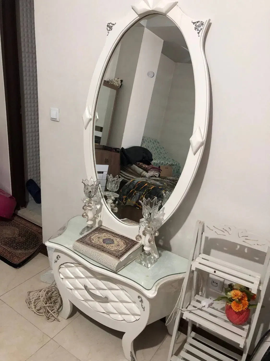 آیینه وشمعدان|آینه|ملارد, |دیوار