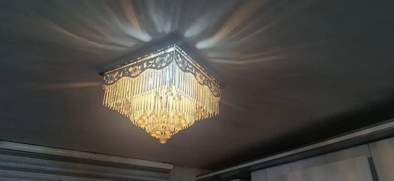 لوستر|لوستر و چراغ آویز|تاکستان, |دیوار