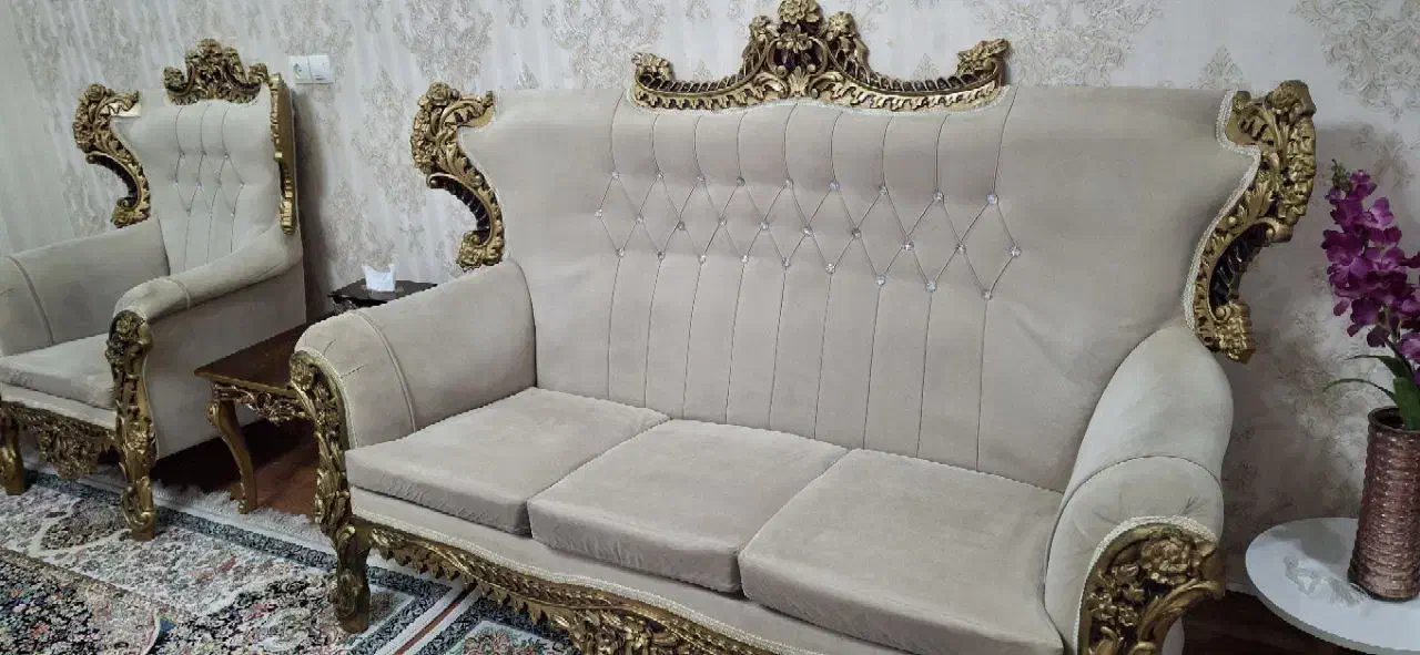 مبل سلطنتی|مبلمان خانگی و میز عسلی|لاهیجان, کوی آزادگان|دیوار