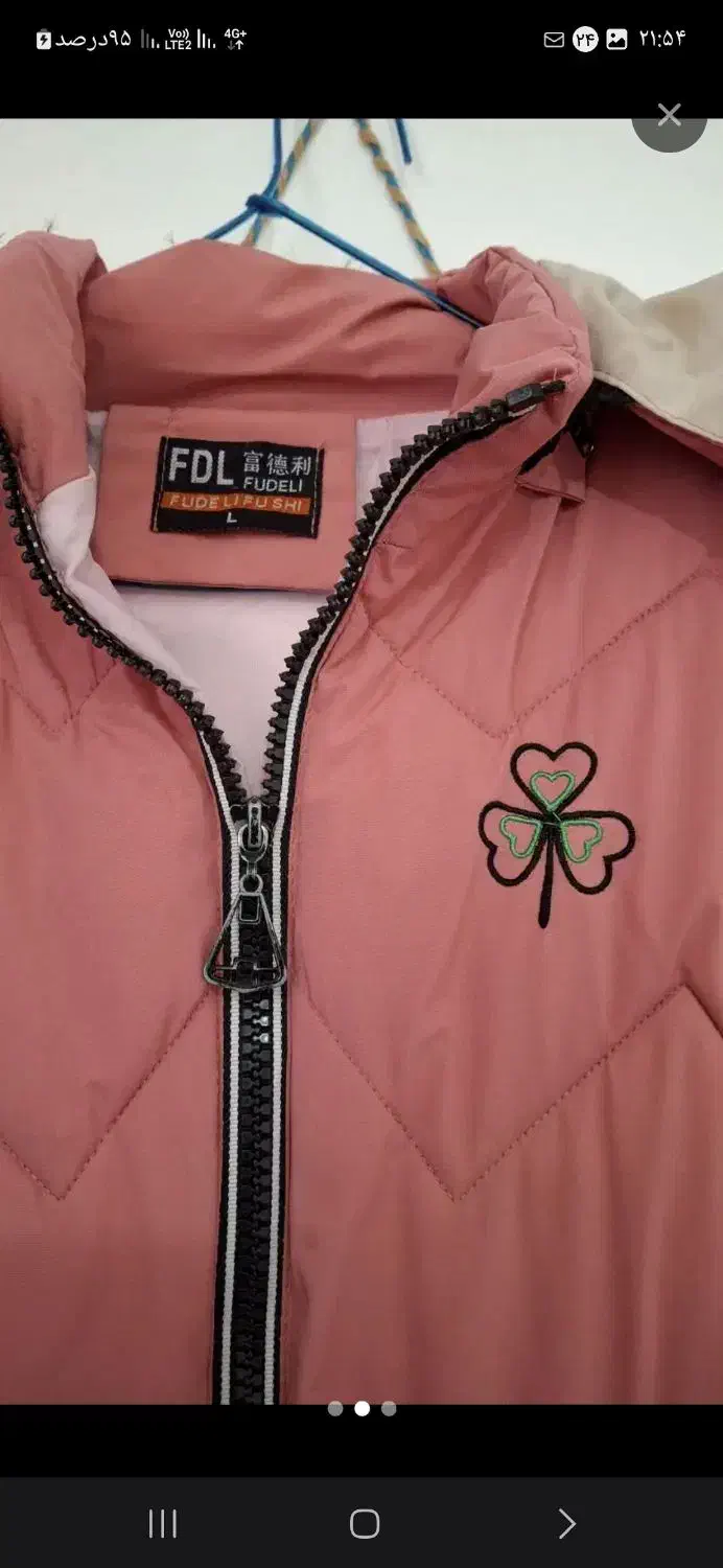 کاپشن دخترانه در حد نو|کفش و لباس بچه|کرمانشاه, |دیوار