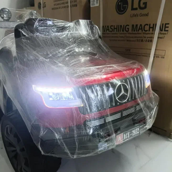 ماشین بنز بازی کنترلی قرمز کودک شارژی نقد و چکی|اسباببازی بچه|گرگان, |دیوار