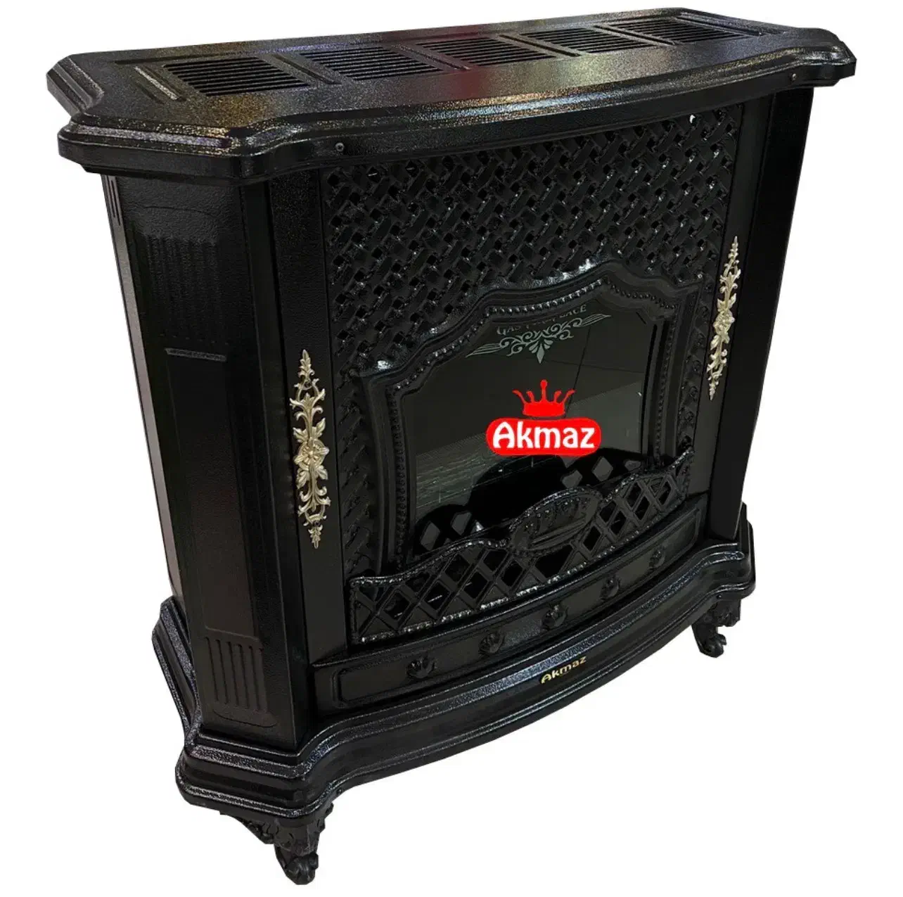 بخاری گازی آکماز شومینه ای طرح سلطنتی ۳۶|بخاری، هیتر، شومینه|تبریز, |دیوار