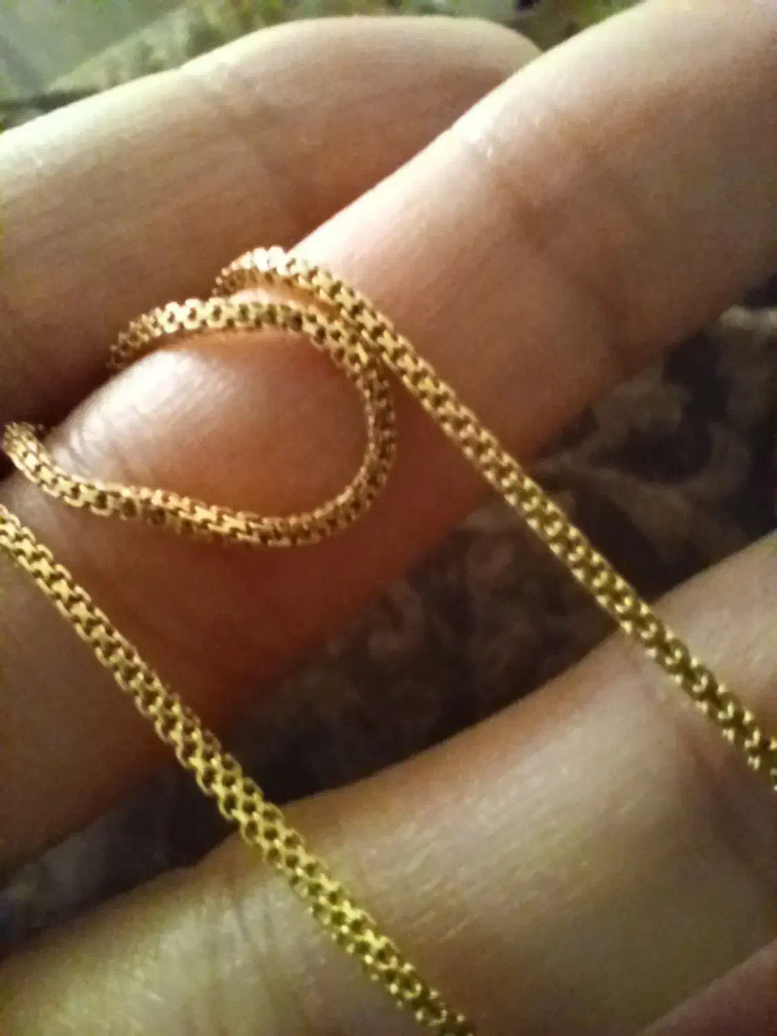 زنجیر طلا بسیار محکم و مقاوم به وزن 4.8 گرم|جواهرات|اصفهان, سروستان|دیوار