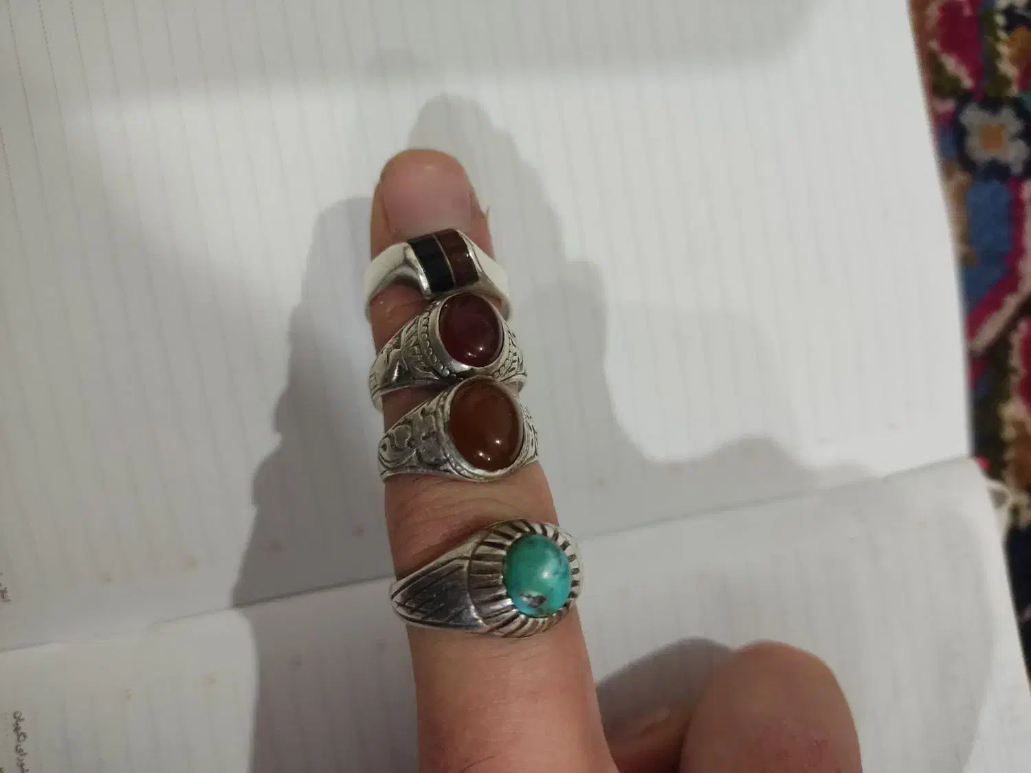 انگشتر های اصل نقره|جواهرات|میانه, |دیوار