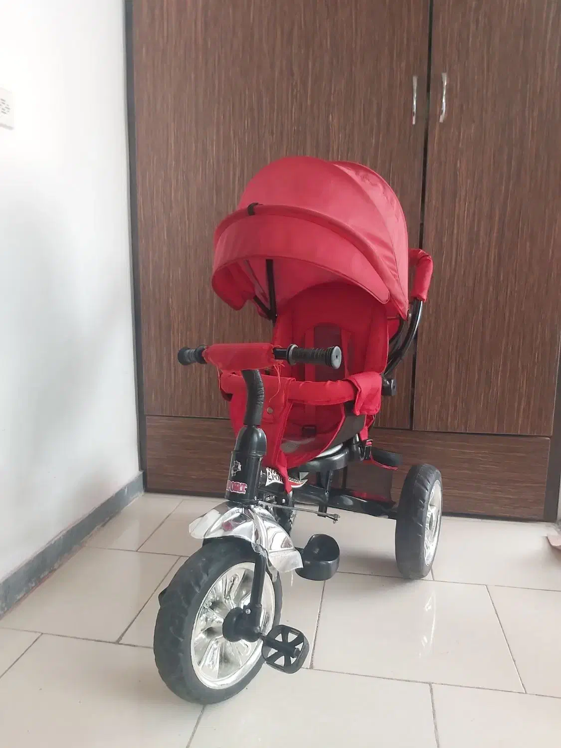 سه چرخه کالسکه ای|دوچرخه، اسکیت، اسکوتر|بهار, |دیوار