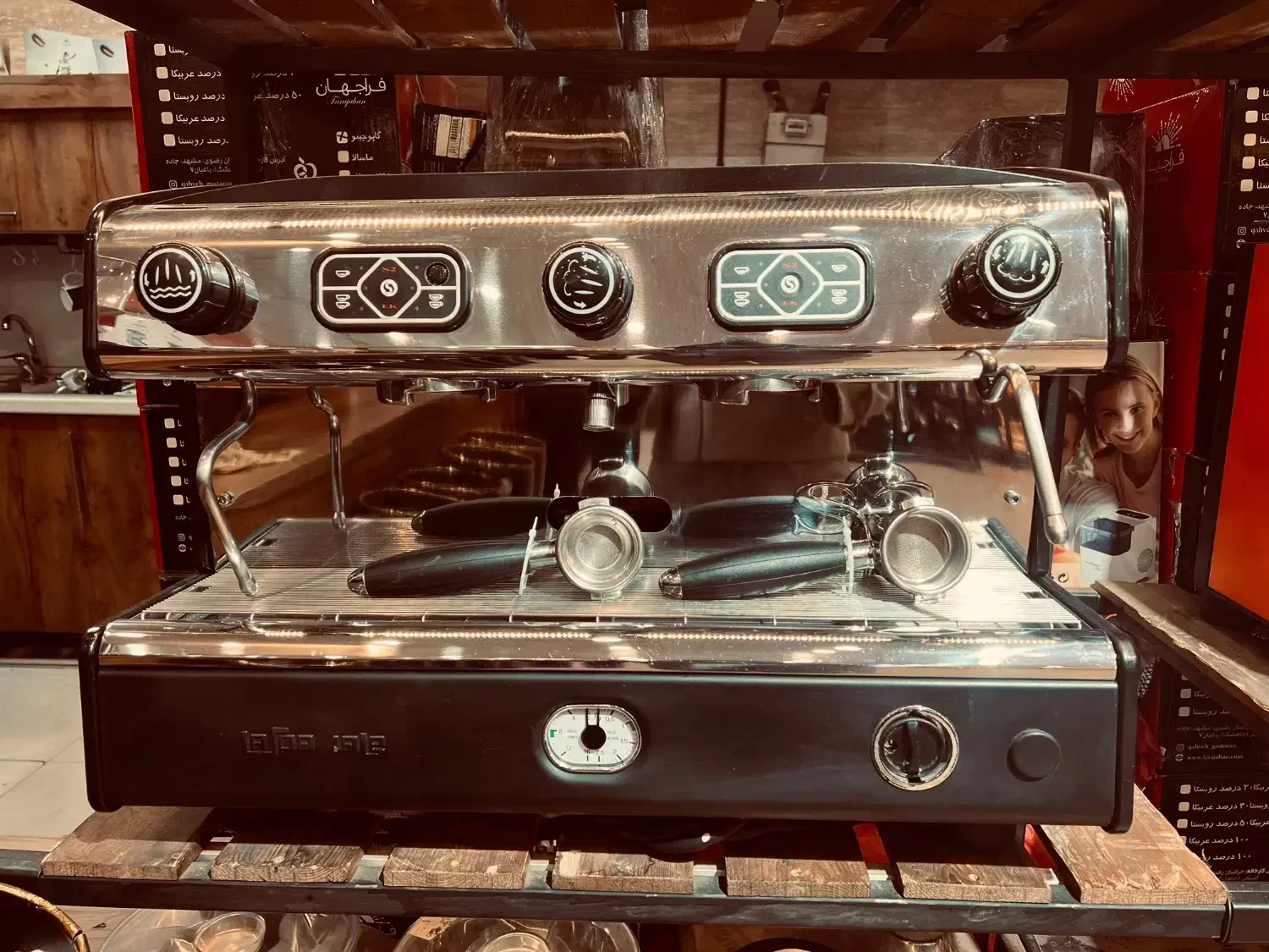 دستگاه لاسپازیاله ۲ گروپ صنعتی|کافی‌شاپ و رستوران|مشهد, چهارچشمه|دیوار