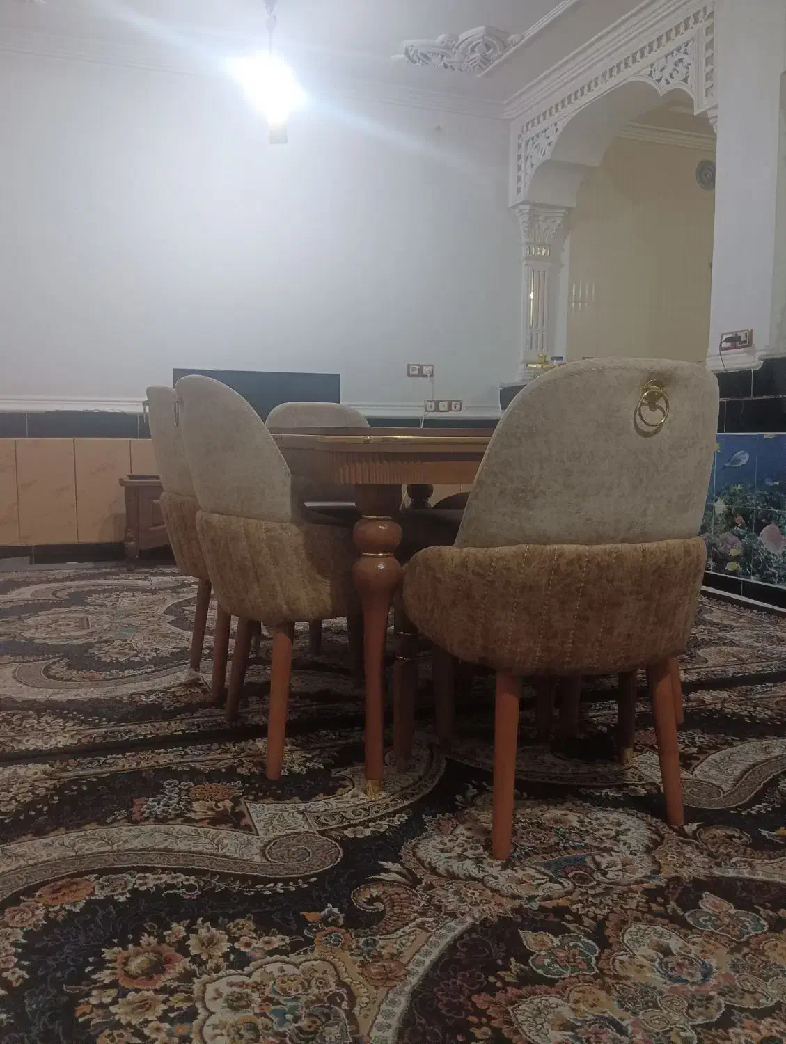 میز ناهار خوری|میز و صندلی غذاخوری|جهرم, |دیوار