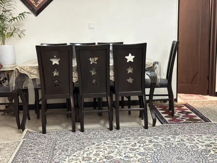 میز نهارخوری ۸ نفره|میز و صندلی غذاخوری|تهران, پرستار|دیوار
