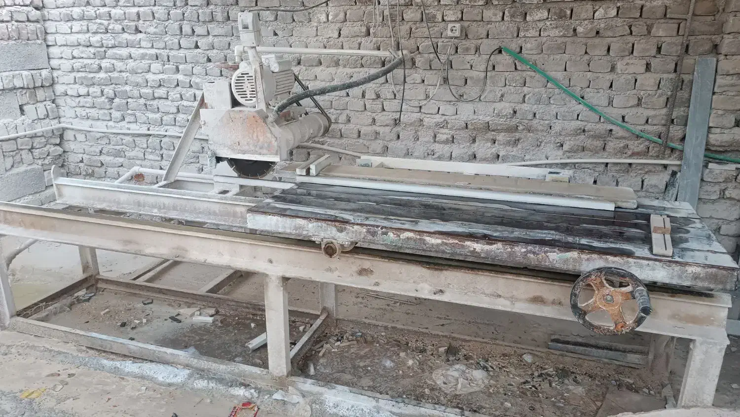 دستگاه سنگبری تک فاز سه متری سینی برش یک ونیم متری|ماشین‌آلات صنعتی|آبیک, |دیوار