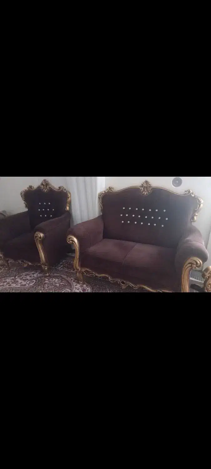 مبل سلطنتی|مبلمان خانگی و میز عسلی|دوگنبدان, |دیوار