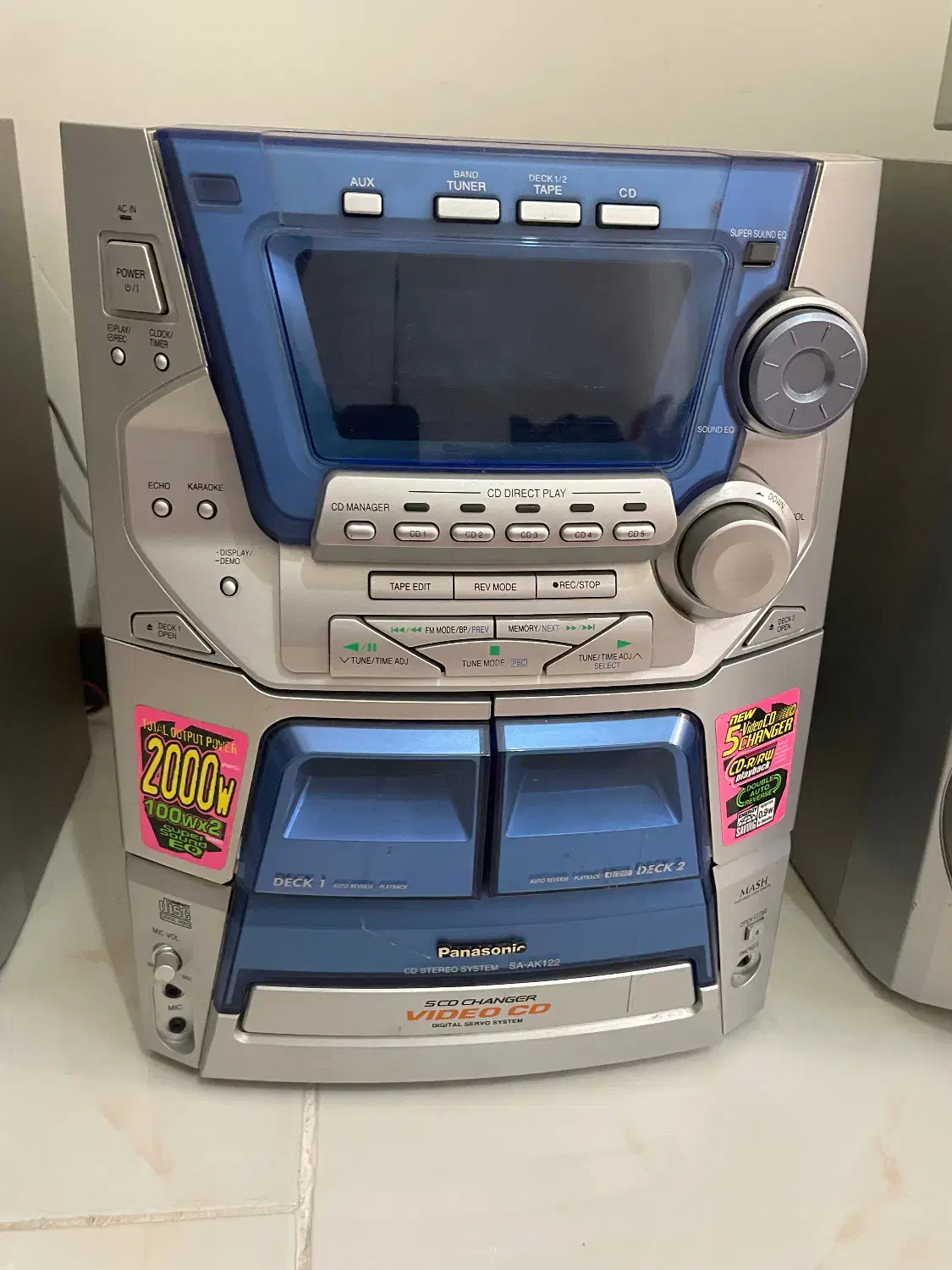 سیستم صوتی پاناسونیک  2000 وات|سیستم صوتی خانگی|تهران, ونک|دیوار