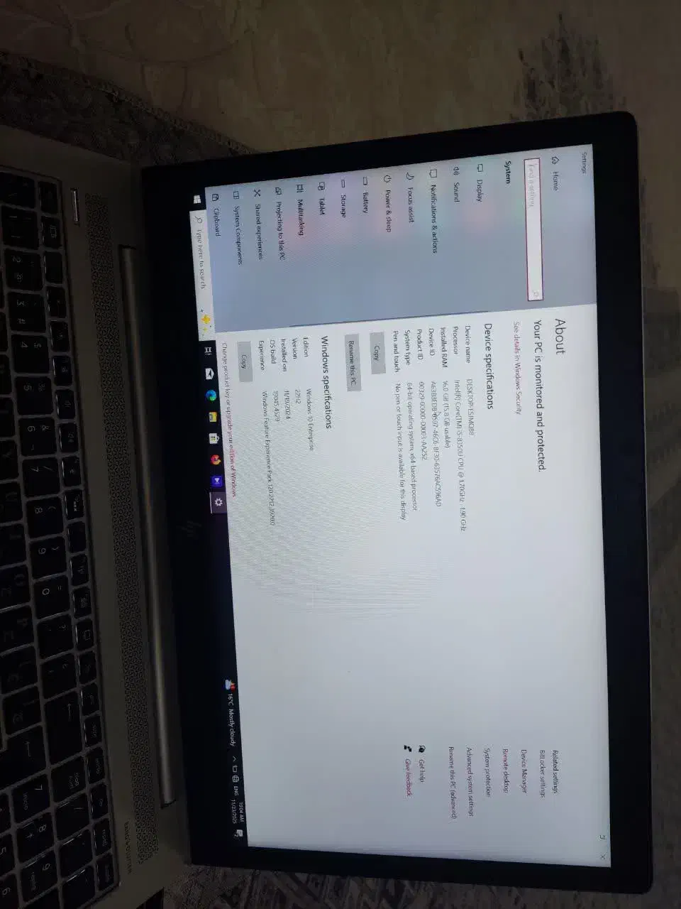 لپ تاپ hp سفارش اروپا|رایانه همراه|قم, شهرک فاطمیه|دیوار