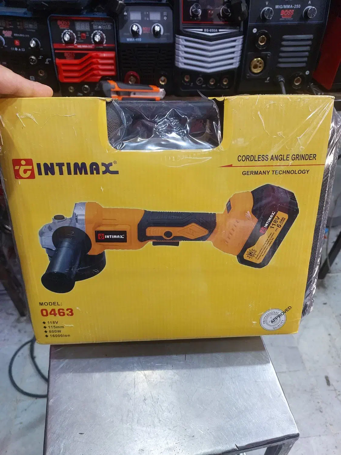 مینی فرز شارژی ۱۱۸ ولت ۲ باطری مینی سنگ فرز شارژی|ماشین‌آلات صنعتی|شیراز, بازار|دیوار