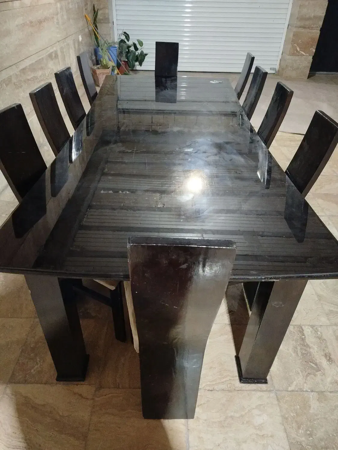 میز غذاخوری|میز و صندلی غذاخوری|رباط‌کریم, شترخوار|دیوار