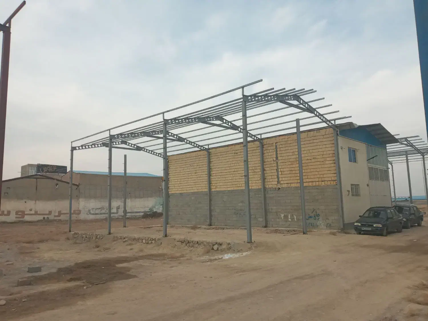 جوشکاری اسکلت و انواع سازه‌های فلزی|خدمات پیشه و مهارت|سهند, |دیوار