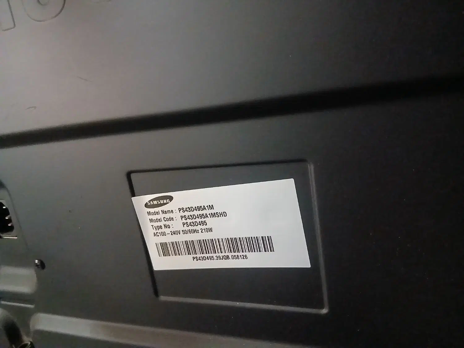 تلویزیون شکسته اال سی دی سامسونگ ۴۱ اینچ|تلویزیون و پروژکتور|دورود, |دیوار