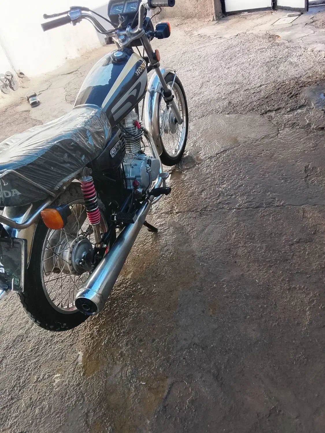 موتور هندا 125 مزایده مدل 94|موتورسیکلت|اسدآباد, |دیوار