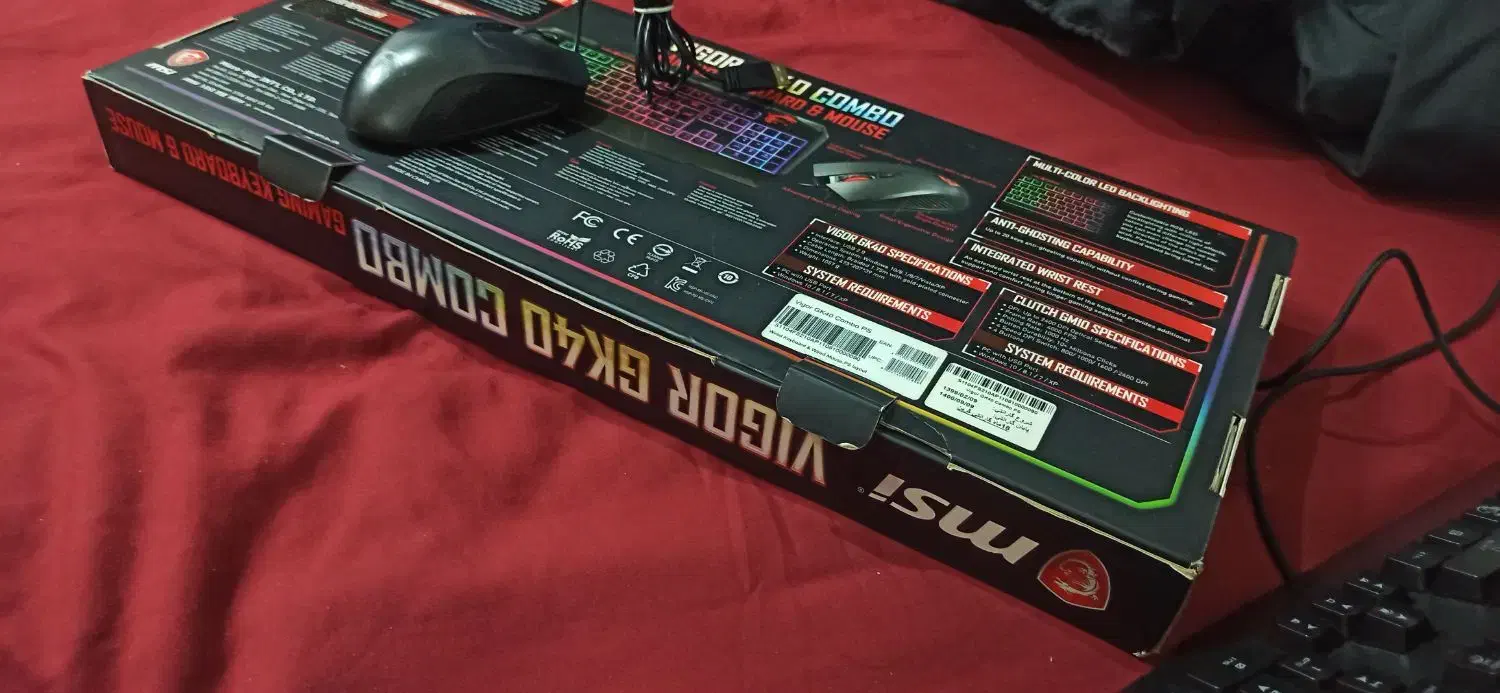 کیبرد و ماوس گیمینگ MSI GK40 GM11|قطعات و لوازم جانبی رایانه|تهران, آرژانتین|دیوار