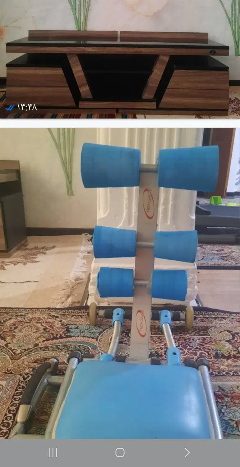 تردمیل دیجیتال ودستگاه  درازنشست|تجهیزات ورزشی|فسا, |دیوار