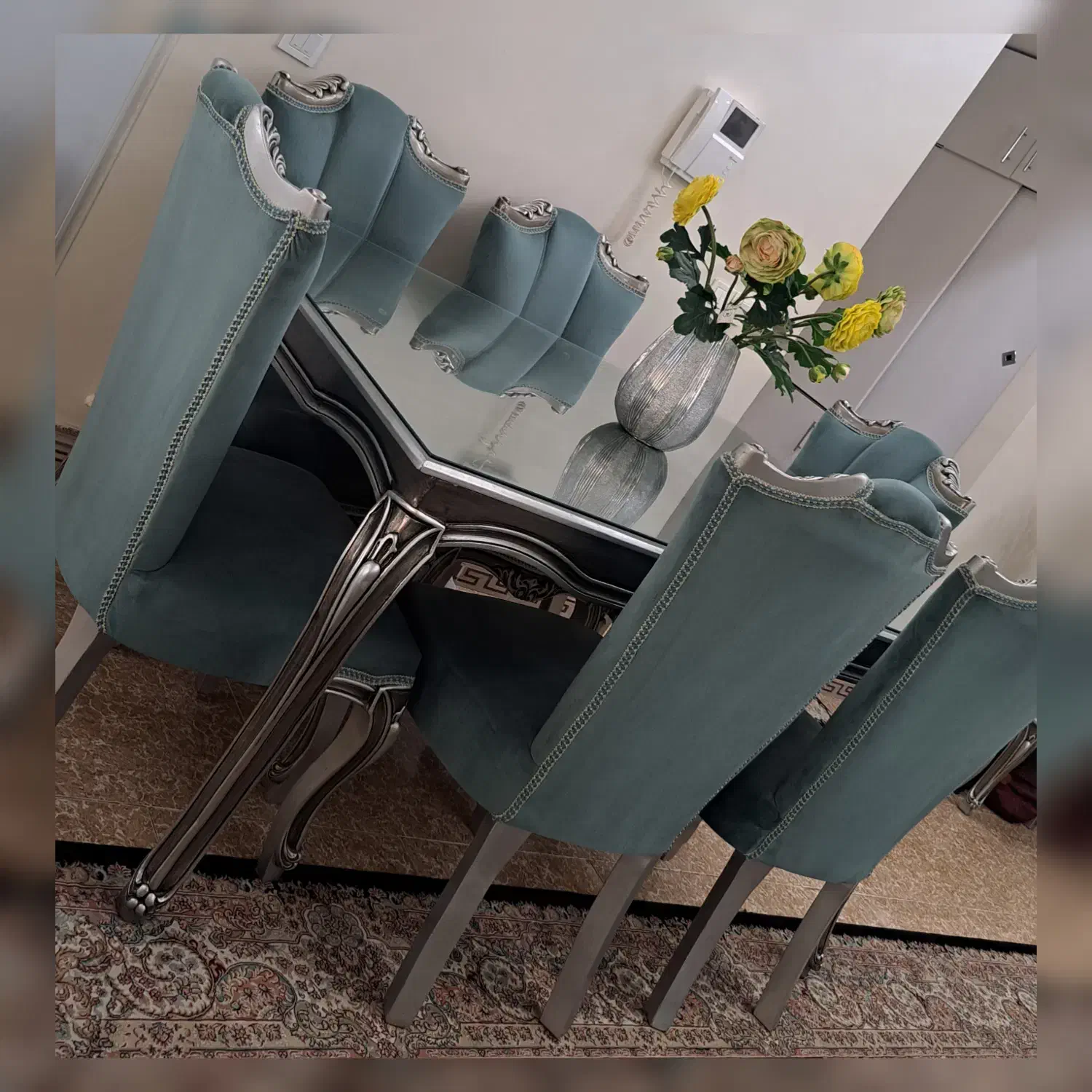 میز نهار خوری ۶ نفره تابال|میز و صندلی غذاخوری|اندیشه, اندیشه فاز ۵|دیوار