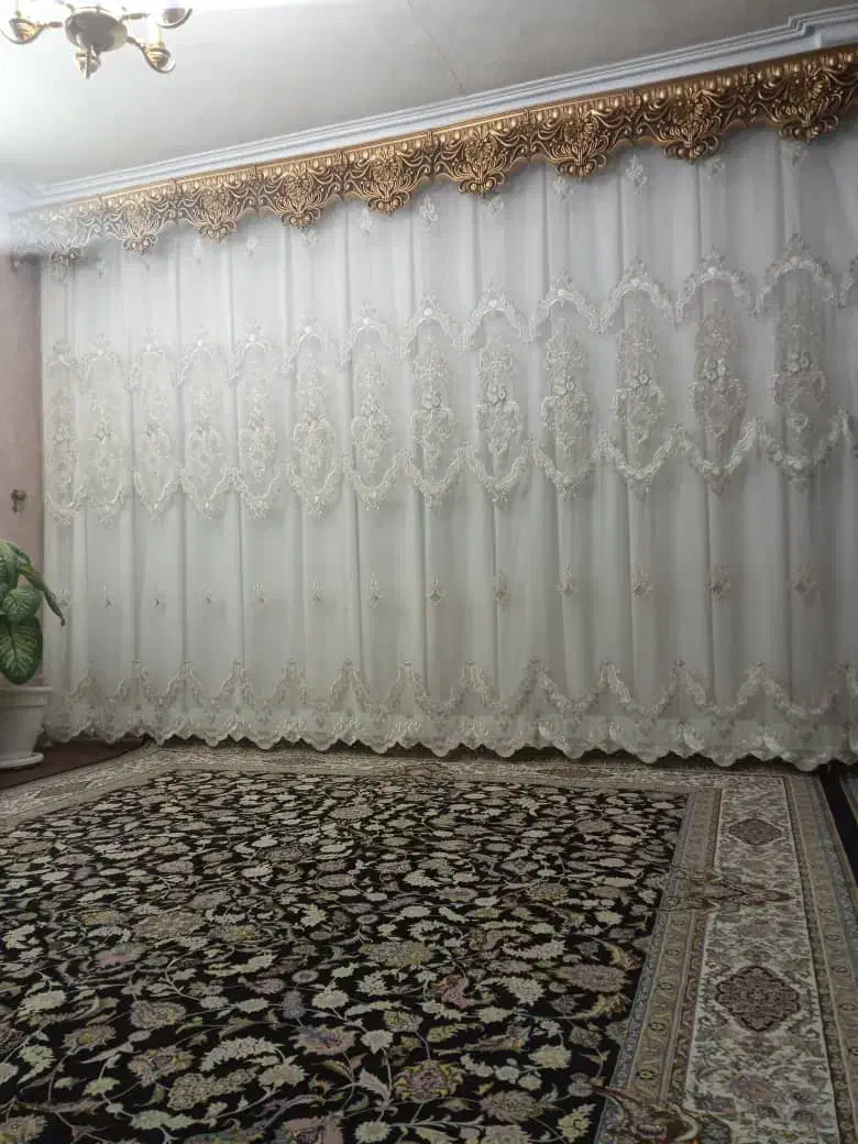 پرده توری بازیرپرده وکتیبه|پرده، رانر، رومیزی|اردبیل, |دیوار