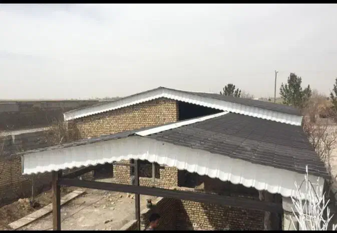 سقف شیبدار ورق گالوانیزه پلی کربنات فایبرگلاس|خدمات پیشه و مهارت|مشهد, سمزقند|دیوار