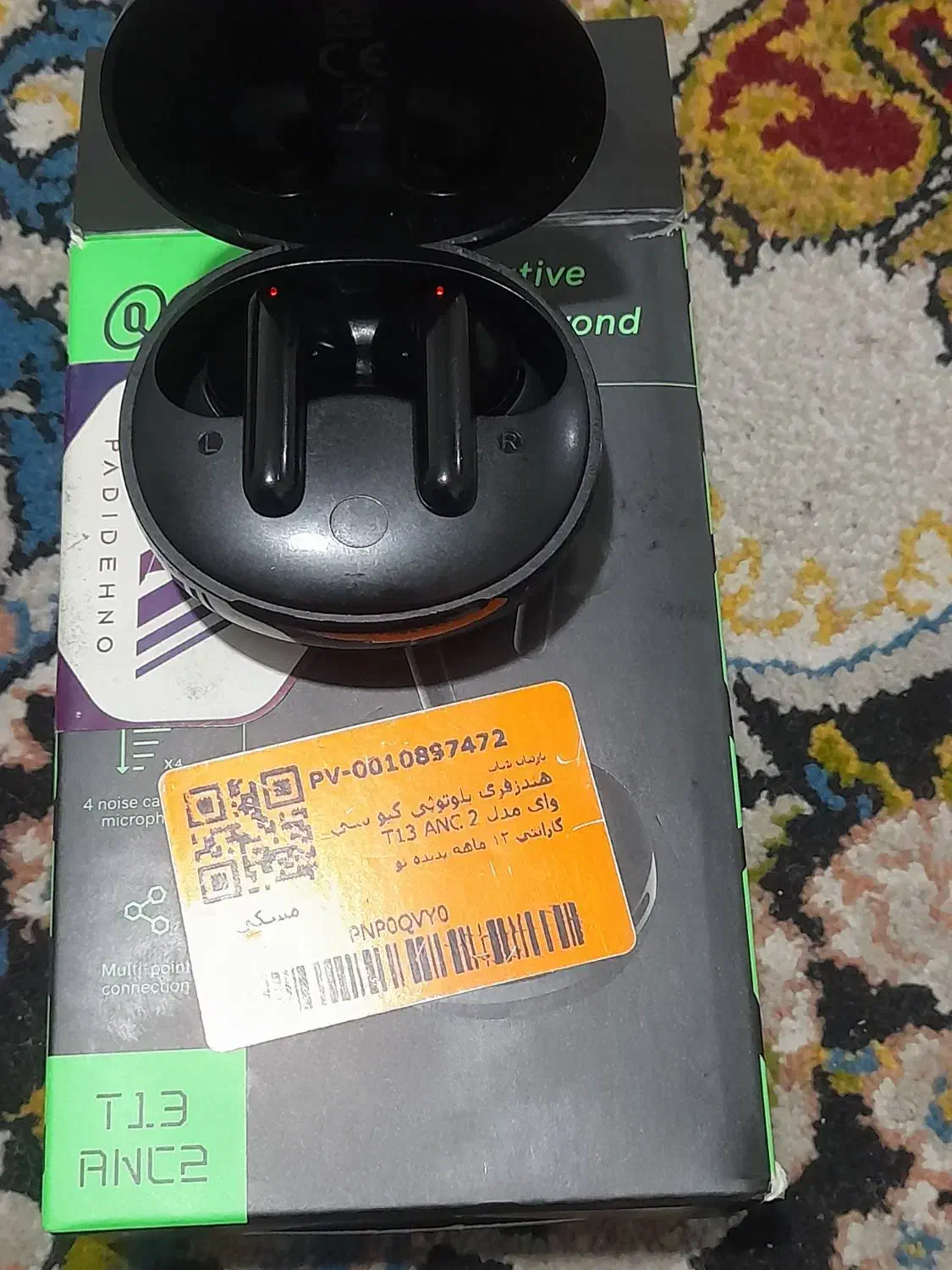 ایرپاد کیو سی وای مدل T13ANC2در حد نو|لوازم جانبی موبایل و تبلت|شیراز, شهرک مهرگان|دیوار