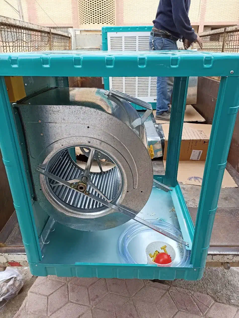 بدنه با اتاق کولر آبی 4500و5500|کولر آبی|قم, انسجام|دیوار