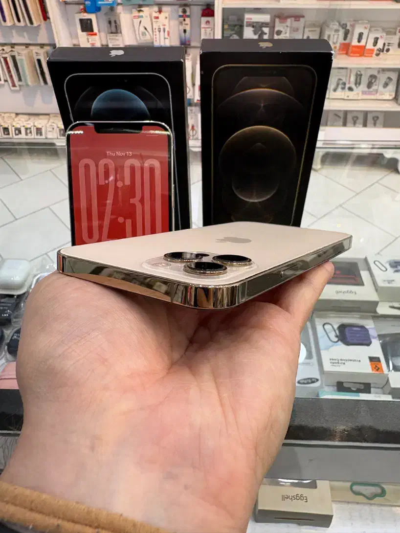 ایفون ۱۲پرومکس در حد نو واقعی|موبایل|کرج, گوهردشت|دیوار