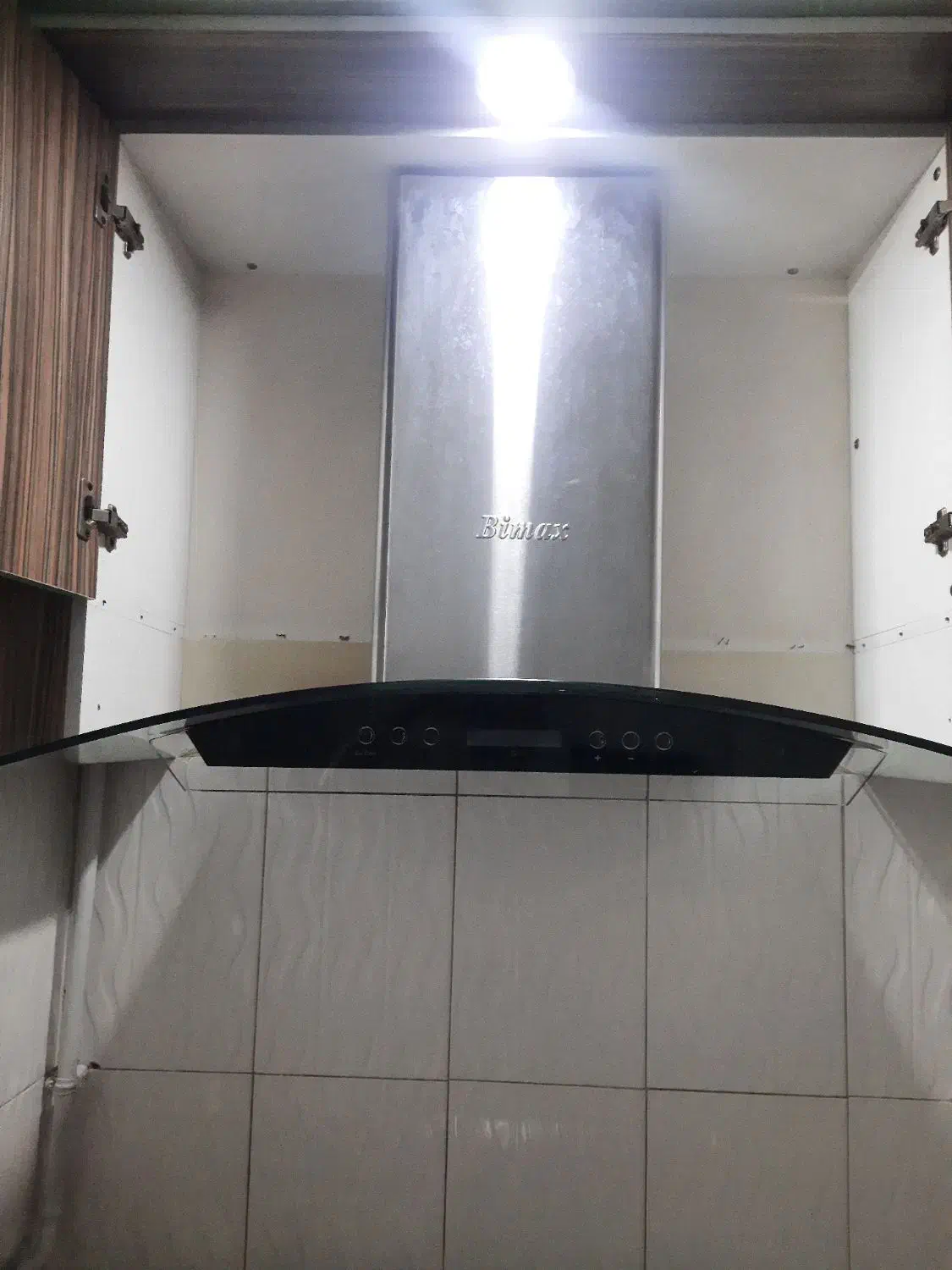 هود شیشه ایی شومینه ایی بیمکس|هود|رشت, نخودچر|دیوار