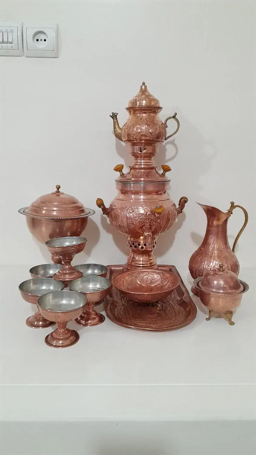 سماور مسی|صنایع دستی و سایر لوازم تزئینی|تهران, شهرک طالقانی|دیوار